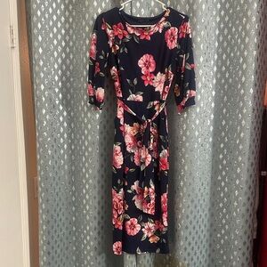 Floral Navy Dress